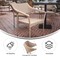 Flash Furniture Natural PE Rattan Wicker Patio Dining Chair TT-TT002-NAT-GG - alternate 6